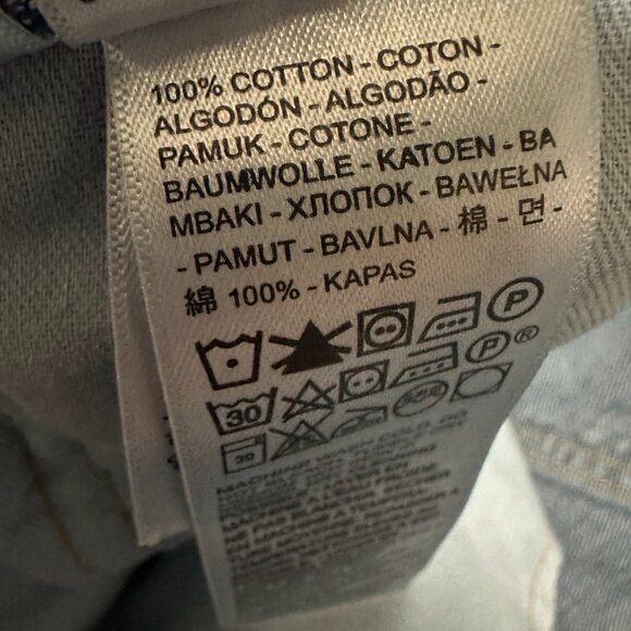 Levis 550 Jeans Mens 38x29 Relaxed Straight Blue Medium Wash 100% Cotton Denim - Picture 15 of 16